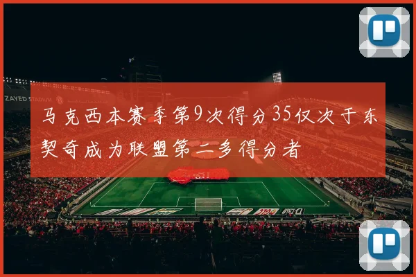 马克西本赛季第9次得分35仅次于东契奇成为联盟第二多得分者